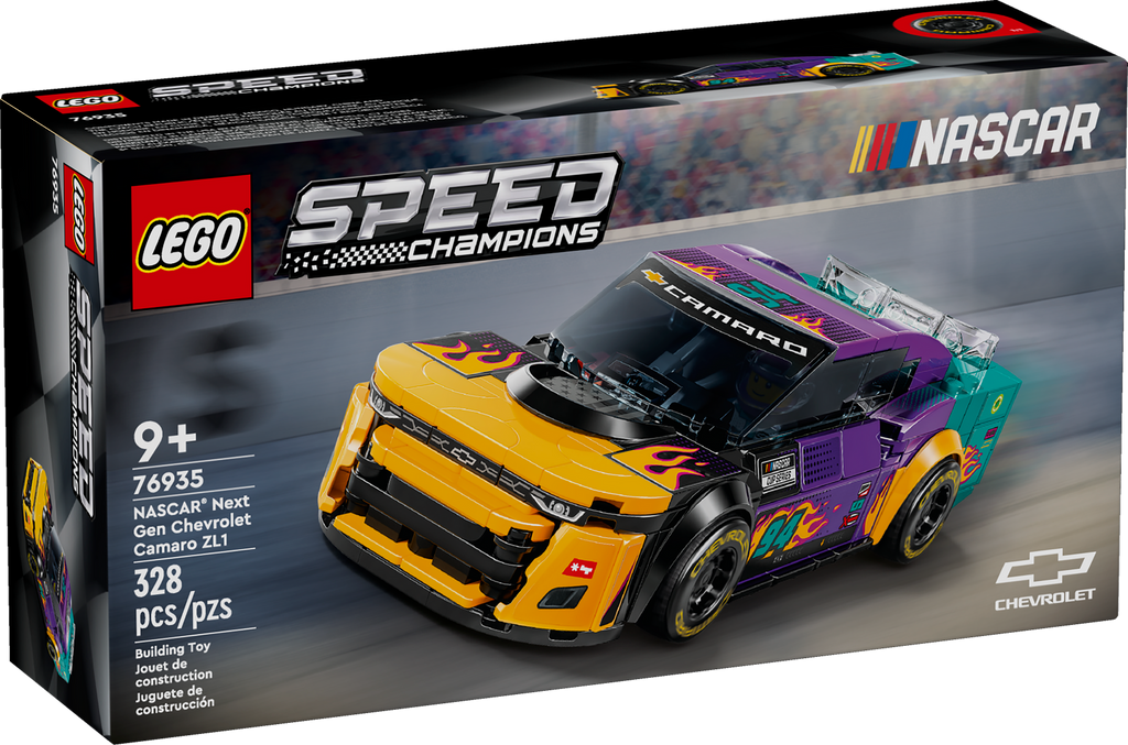76935 NASCAR Next Gen Chevrolet Camaro ZL1 (Retired) LEGO Speed Champions product image 2, provided for visual reference and