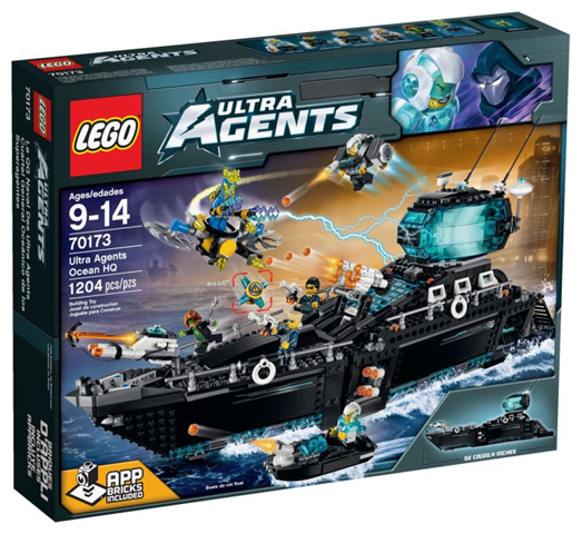 70173 Ultra Agents Ocean HQ (Retired) LEGO Ultra Agents product image 1, provided for visual reference and product detail