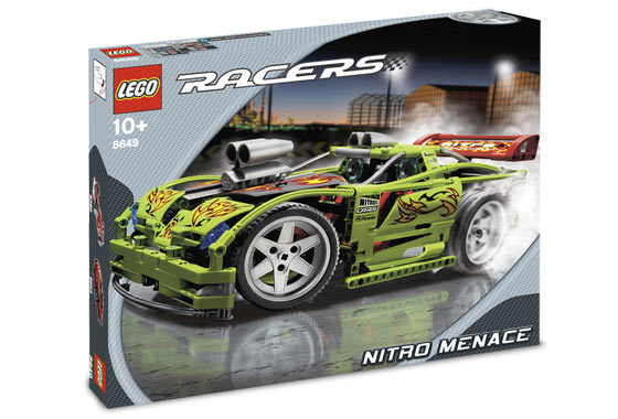 8649 Nitro Menace (Retired) LEGO Racers product image 1, provided for visual reference and product detail review
