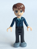 Friends David - Black Trousers, Dark Blue Jacket and Tie (frnd0129) product image 1, provided for visual reference and