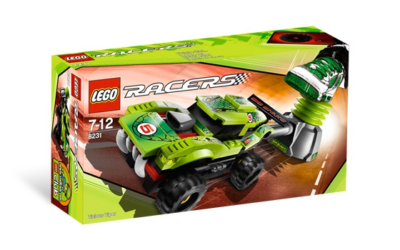 8231 Vicious Viper (Retired) LEGO Racers product image 1, provided for visual reference and product detail review