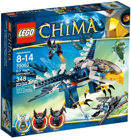 70003 Eris' Eagle Interceptor (Retired) LEGO Legends of Chima product image 1, provided for visual reference and product