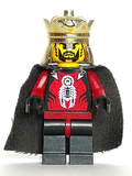 Knights Kingdom II - King with Crown & Black Cape (cas277) product image 1, provided for visual reference and product detail