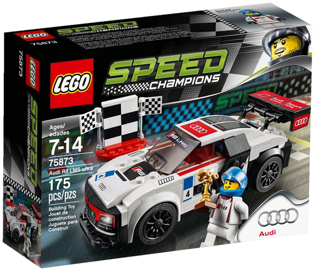 75873 Audi R8 LMS ultra (Retired) LEGO Speed Champions product image 1, provided for visual reference and product detail