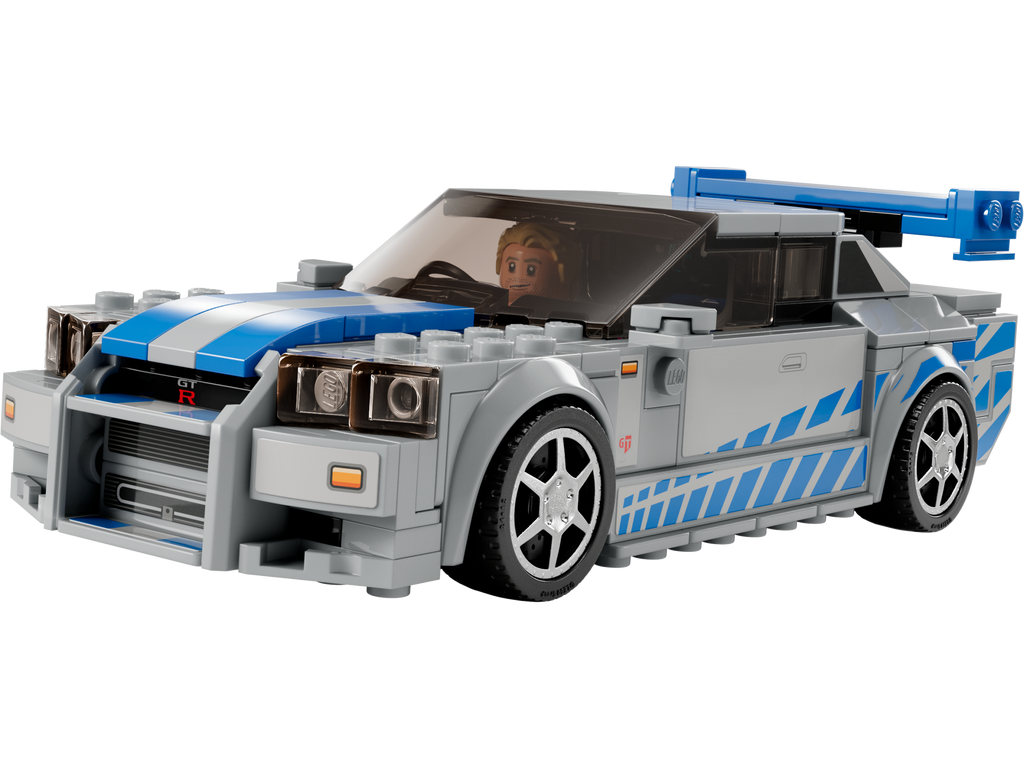 76917 2 Fast 2 Furious Nissan Skyline GT-R (R34) (Retired) LEGO Speed Champions product image 2, provided for visual