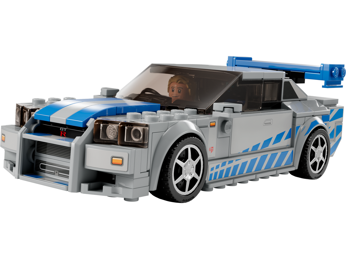 76917 2 Fast 2 Furious Nissan Skyline GT-R (R34) (Retired) LEGO Speed Champions product image 2, provided for visual