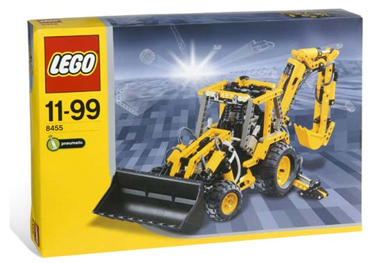 8455 Back-Hoe (Retired) LEGO TECHNIC product image 1, provided for visual reference and product detail review