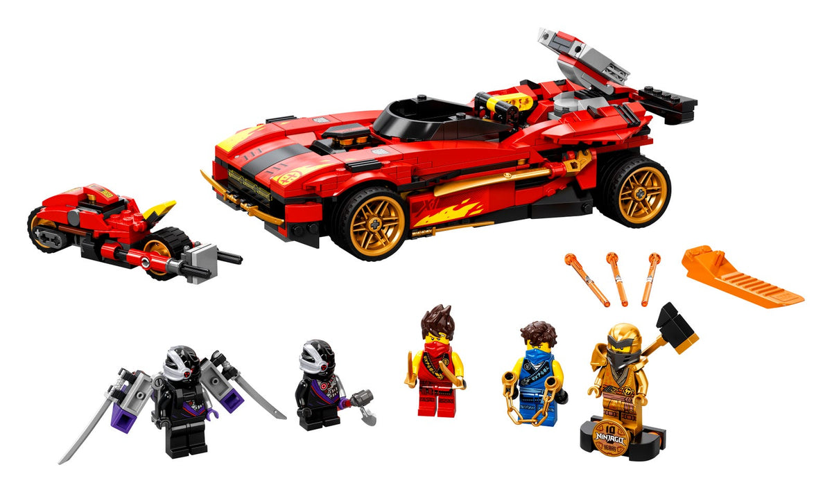 71737 X-1 Ninja Charger (Retired) LEGO Ninjago product image 2, provided for visual reference and product detail review