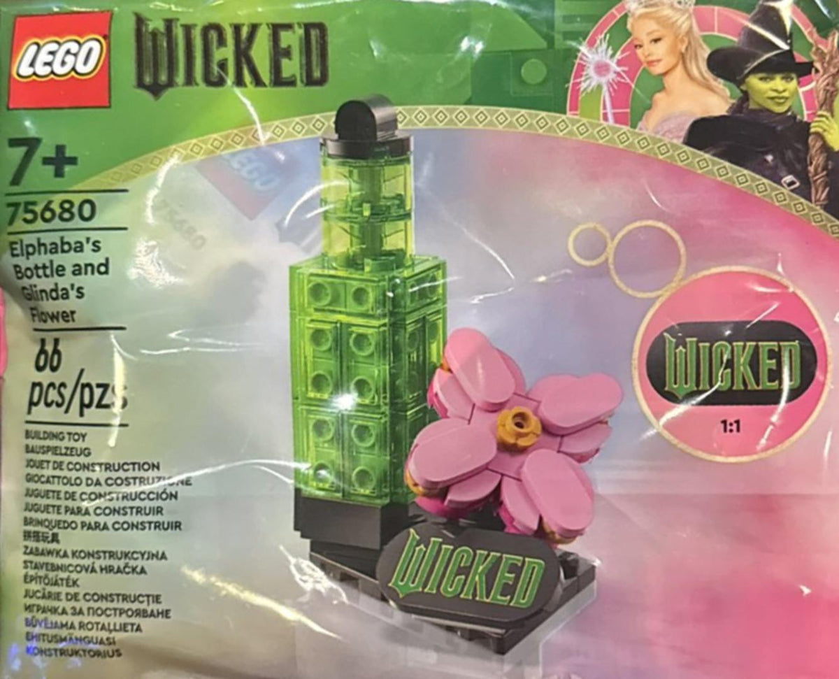 75680 Elphaba's Bottle and Glinda's Flower (Retired) LEGO Wicked product image 3, provided for visual reference and product