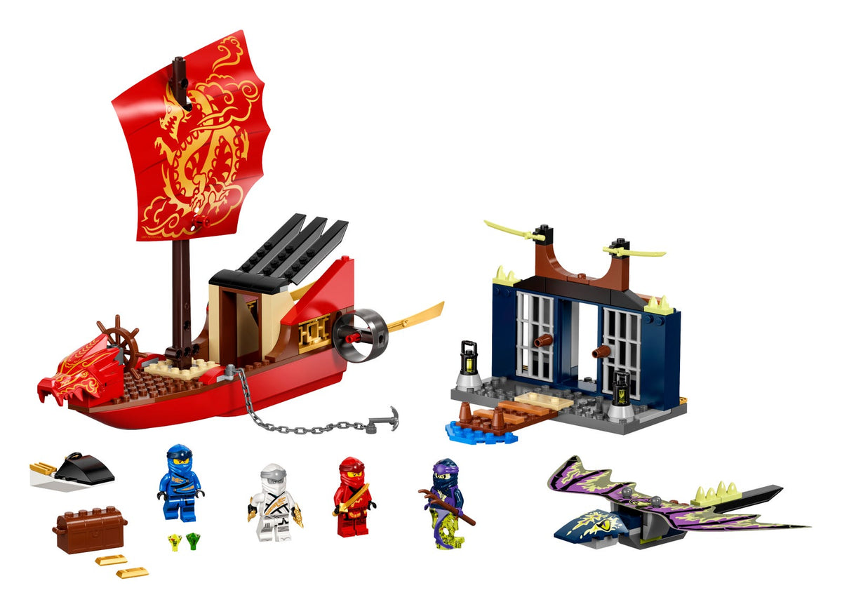 71749 Final Flight of Destiny's Bounty (Retired) LEGO Ninjago product image 2, provided for visual reference and product