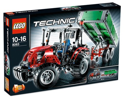 8063 Tractor with Trailer (Retired) LEGO TECHNIC product image 1, provided for visual reference and product detail review