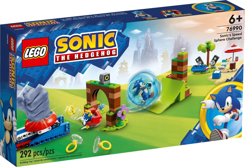 76990 Sonic's Speed Sphere Challenge (Retired) LEGO Sonic product image 1, provided for visual reference and product detail