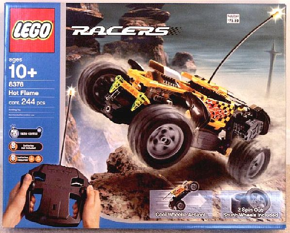 8376 Hot Flame (Retired) LEGO Racers product image 1, provided for visual reference and product detail review
