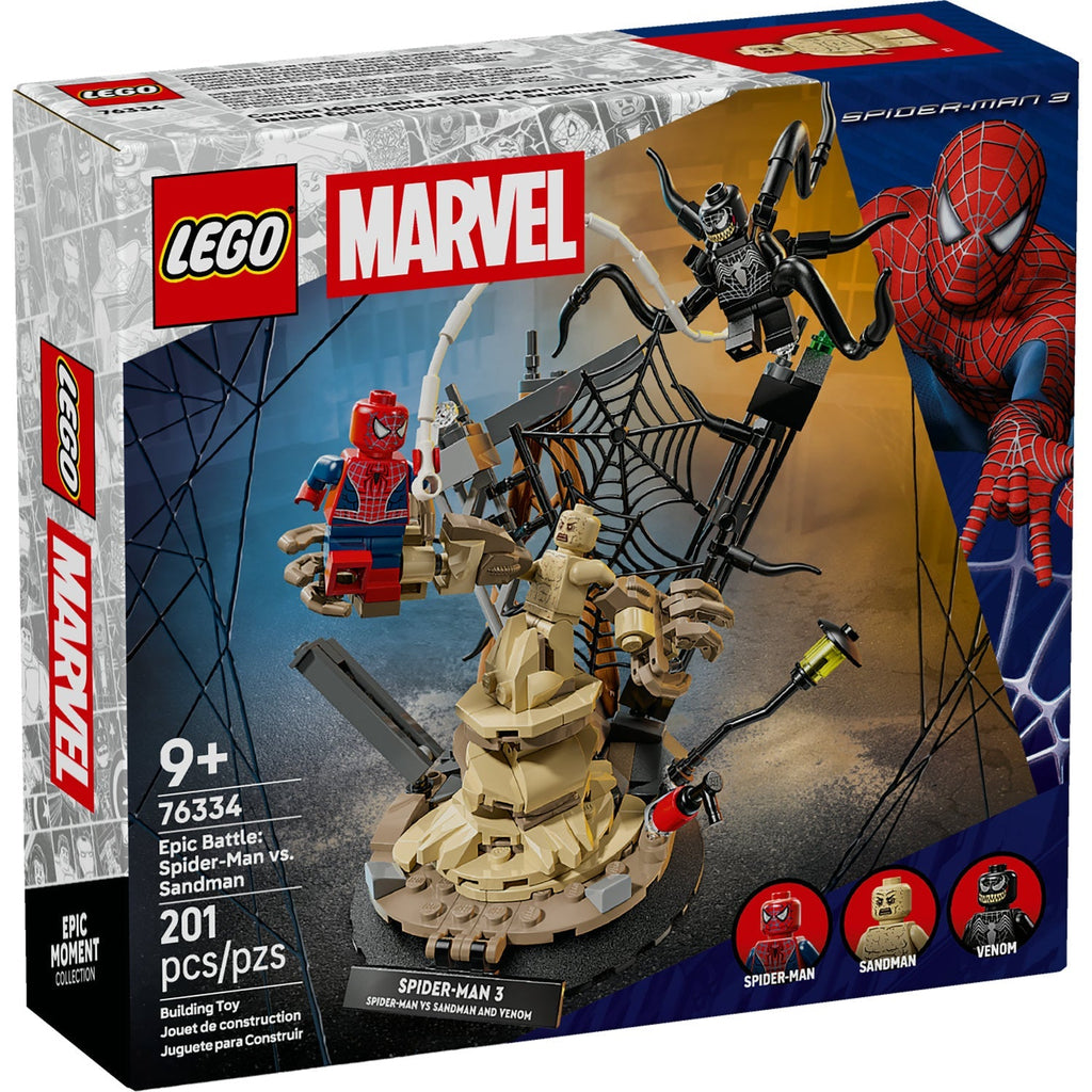 76334 Epic Battle: Spider-Man vs. Sandman (Retired) LEGO Super Heroes product image 1, provided for visual reference and