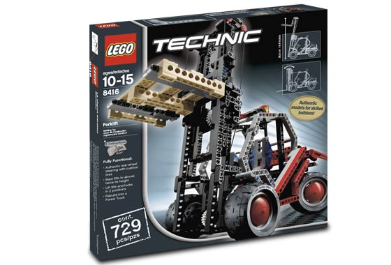 8416 Fork-Lift (Retired) LEGO TECHNIC product image 1, provided for visual reference and product detail review