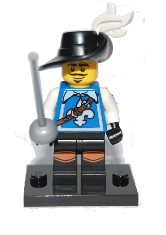 Musketeer - Series 4 Collectible Minifigure (col04-3) product image 2, provided for visual reference and product detail