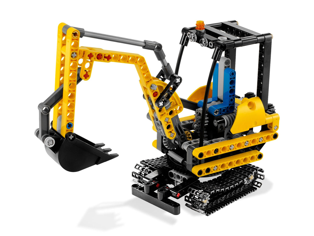 8047 Compact Excavator (Retired) LEGO TECHNIC product image 2, provided for visual reference and product detail review