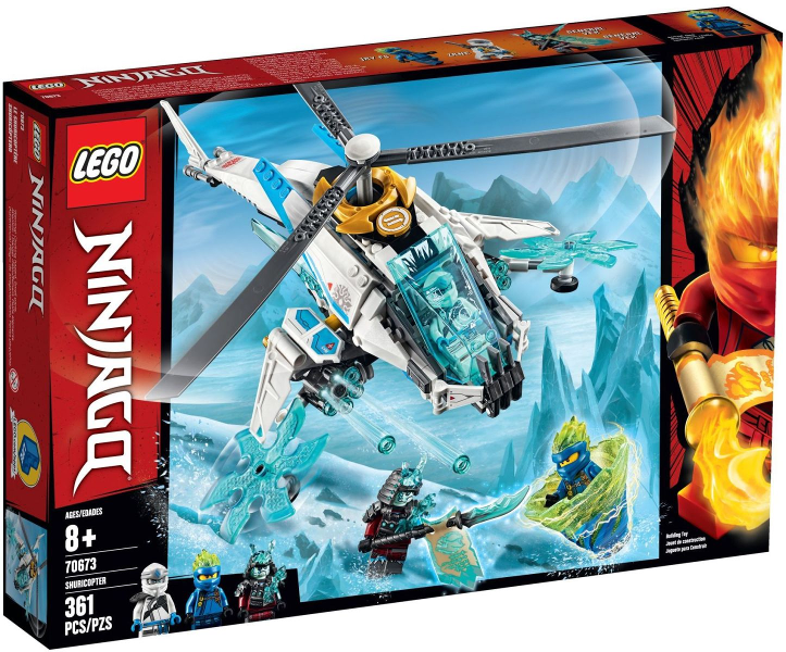 70673 Shuricopter (Retired) LEGO Ninjago product image 1, provided for visual reference and product detail review