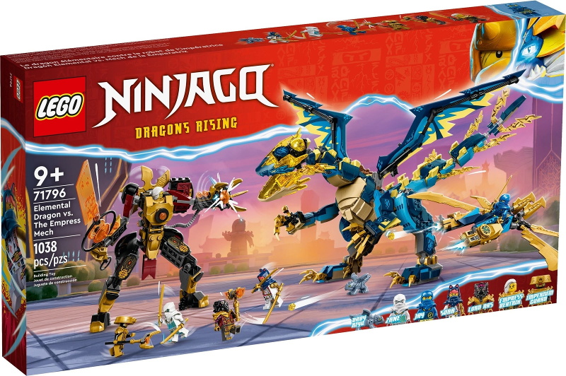 71796 Elemental Dragon vs. The Empress Mech (Retired) LEGO Ninjago product image 1, provided for visual reference and