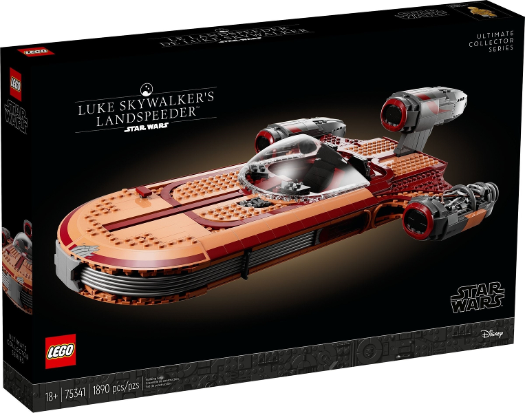 75341 Luke Skywalker's Landspeeder (Retired) LEGO Star Wars product image 1, provided for visual reference and product