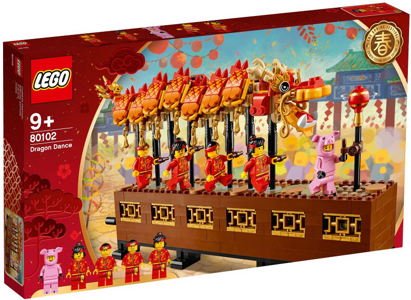 80102 Dragon Dance (Retired) LEGO Seasonal product image 1, provided for visual reference and product detail review
