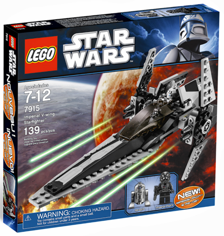 7915 Imperial V-Wing Starfighter (Retired) LEGO Star Wars product image 1, provided for visual reference and product detail
