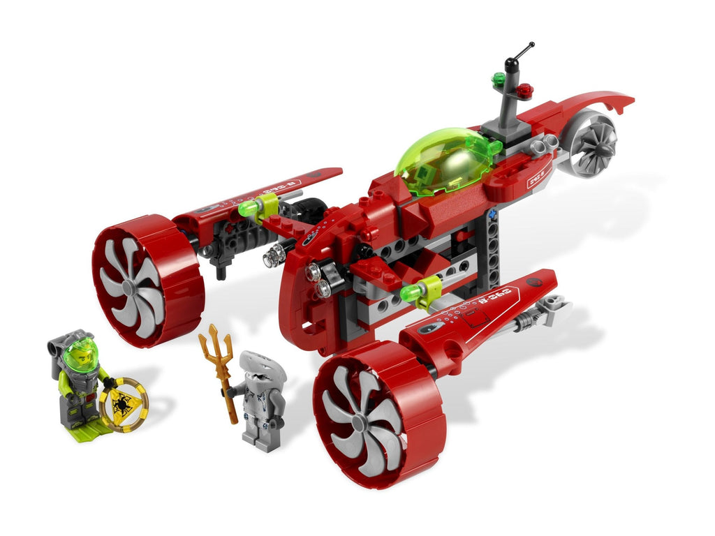 8060 Typhoon Turbo Sub (Retired) LEGO Atlantis product image 2, provided for visual reference and product detail review