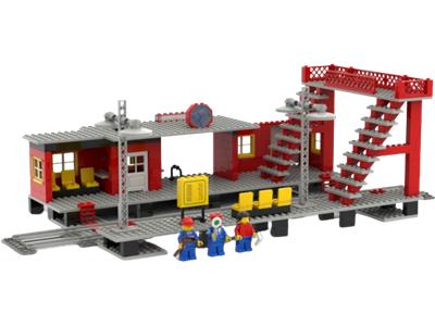 7822 Railway Station (Retired) LEGO Trains product image 1, provided for visual reference and product detail review