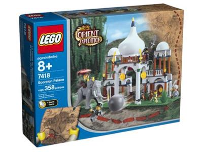 7418 Scorpion Palace (Retired) LEGO Adventurers product image 1, provided for visual reference and product detail review