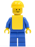 Plain Blue Torso with Blue Arms, Blue Legs, Yellow Construction Helmet, Yellow Vest (pln064) product image 1, provided for