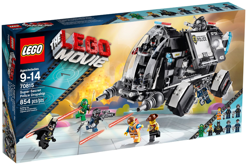 70815 Super Secret Police Dropship (Retired) LEGO The LEGO Movie product image 1, provided for visual reference and product