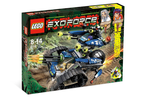 8118 Hybrid Rescue Tank (Retired) LEGO Exo-Force product image 1, provided for visual reference and product detail review