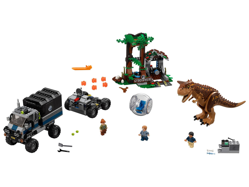 75929 Carnotaurus Gyrosphere Escape (Retired) LEGO Jurassic World product image 2, provided for visual reference and product