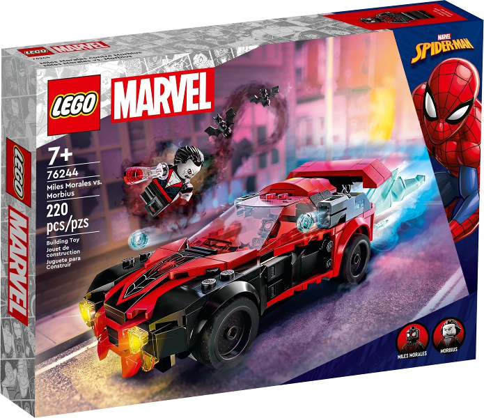 76244 Miles Morales vs. Morbius (Retired) LEGO Super Heroes product image 1, provided for visual reference and product
