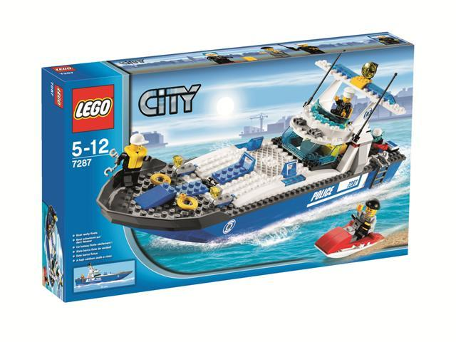 7287 Police Boat (Retired) LEGO City product image 1, provided for visual reference and product detail review