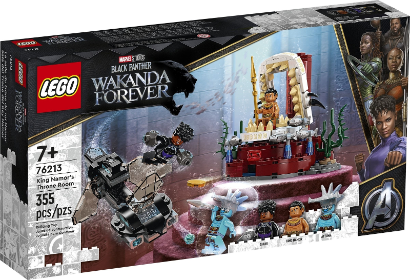 76213 King Namor's Throne Room (Retired) LEGO Super Heroes product image 1, provided for visual reference and product detail