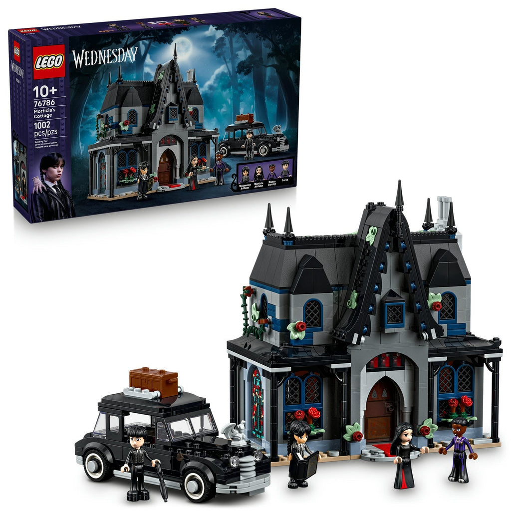 76786 Morticia's Cottage (Retired) LEGO Wednesday product image 2, provided for visual reference and product detail review