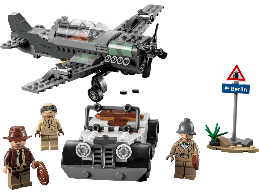 77012 Fighter Plane Chase (Retired) LEGO Indiana Jones product image 2, provided for visual reference and product detail