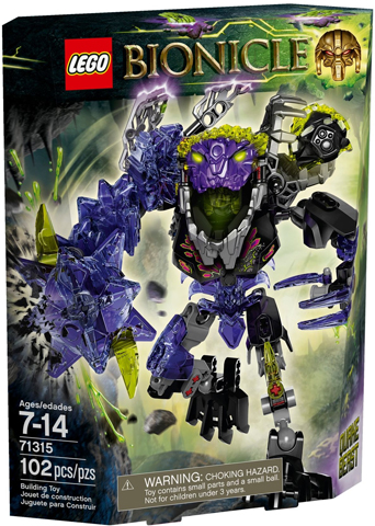 71315 Quake Beast (Retired) LEGO BIONICLE product image 1, provided for visual reference and product detail review