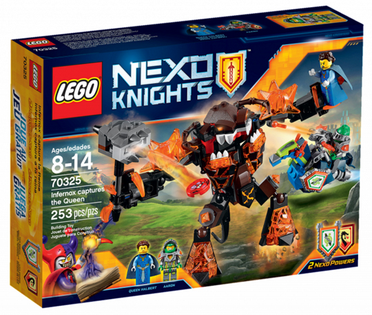 70325 Infernox captures the Queen (Retired) LEGO Nexo Knights product image 1, provided for visual reference and product