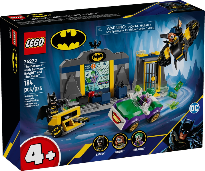 76272 The Batcave with Batman, Batgirl and The Joker (Retired) LEGO Super Heroes product image 1, provided for visual