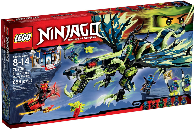 70736 Attack of the Morro Dragon (Retired) LEGO Ninjago product image 1, provided for visual reference and product detail