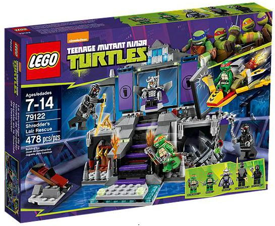 79122 Shredder's Lair Rescue (Retired) LEGO Teenage Mutant Ninja Turtles product image 1, provided for visual reference and