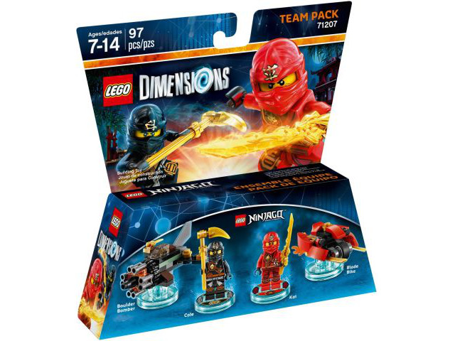 71207 Ninjago Team Pack (Retired) LEGO Dimensions product image 1, provided for visual reference and product detail review