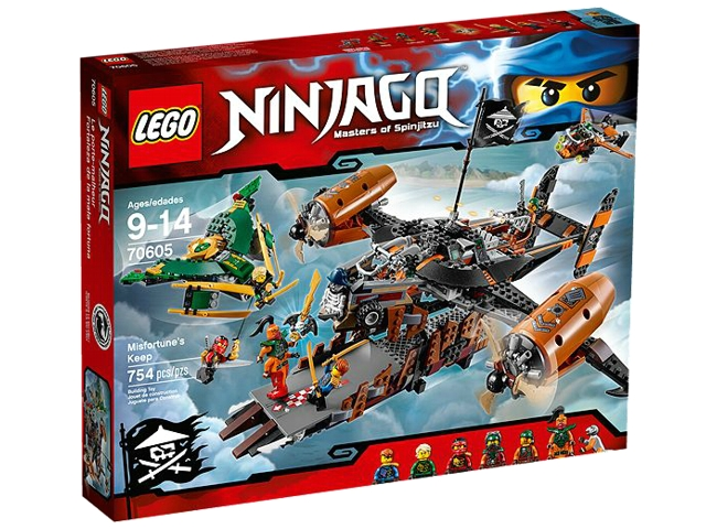 70605 Misfortune's Keep (Retired) LEGO Ninjago product image 1, provided for visual reference and product detail review