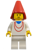 Maiden with Necklace - White Legs, Red Cone Hat (cas216) product image 1, provided for visual reference and product detail