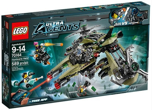 70164 Hurricane Heist (Retired) LEGO Ultra Agents product image 1, provided for visual reference and product detail review