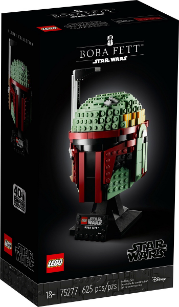75277 Boba Fett Helmet (Retired) LEGO Star Wars product image 1, provided for visual reference and product detail review