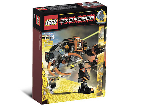 8101 Claw Crusher (Retired) LEGO Exo-Force product image 1, provided for visual reference and product detail review
