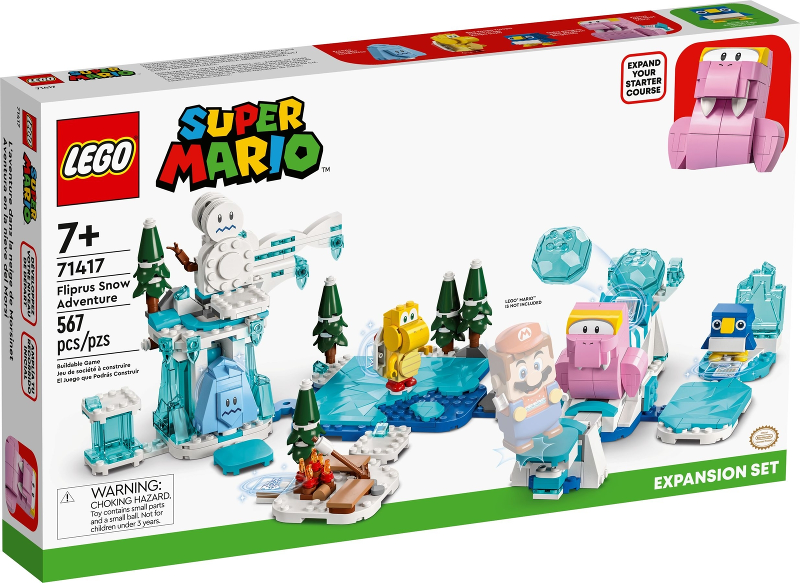 71417 Fliprus Snow Adventure - Expansion Set (Retired) LEGO Super Mario product image 1, provided for visual reference and